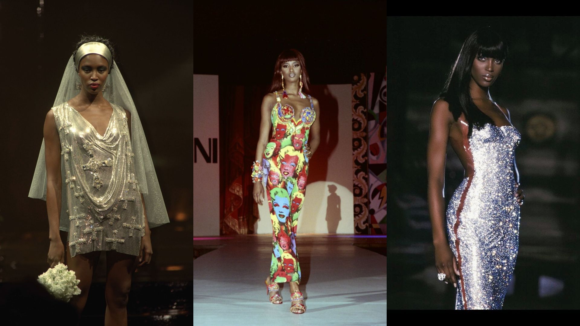 Hinh anh Gianni Versace và Naomi Campbell 4