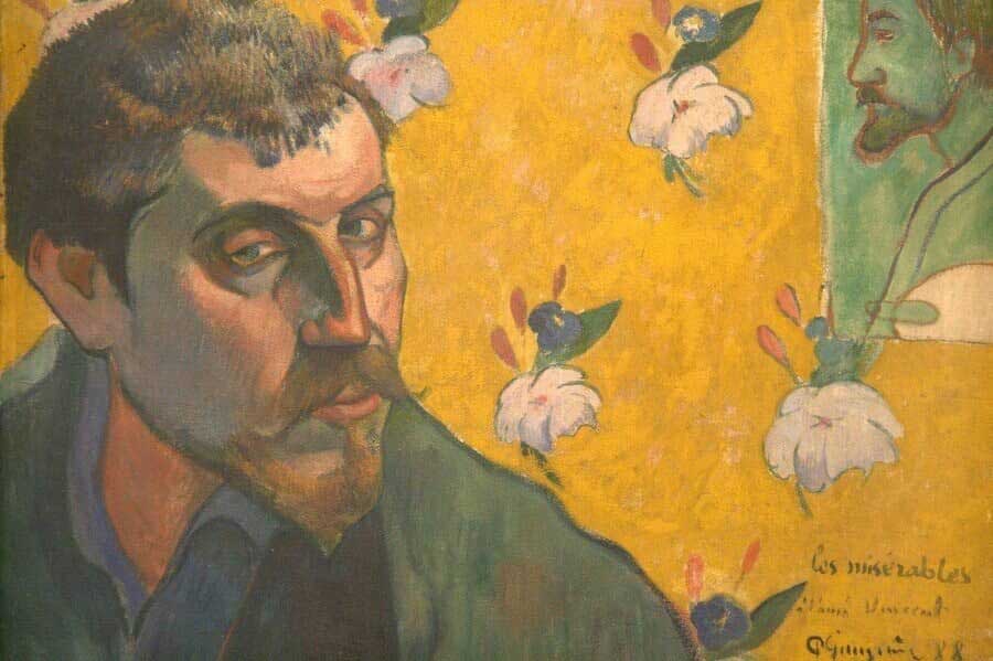 Paul Gauguin Tự họa Les Miserables 1888