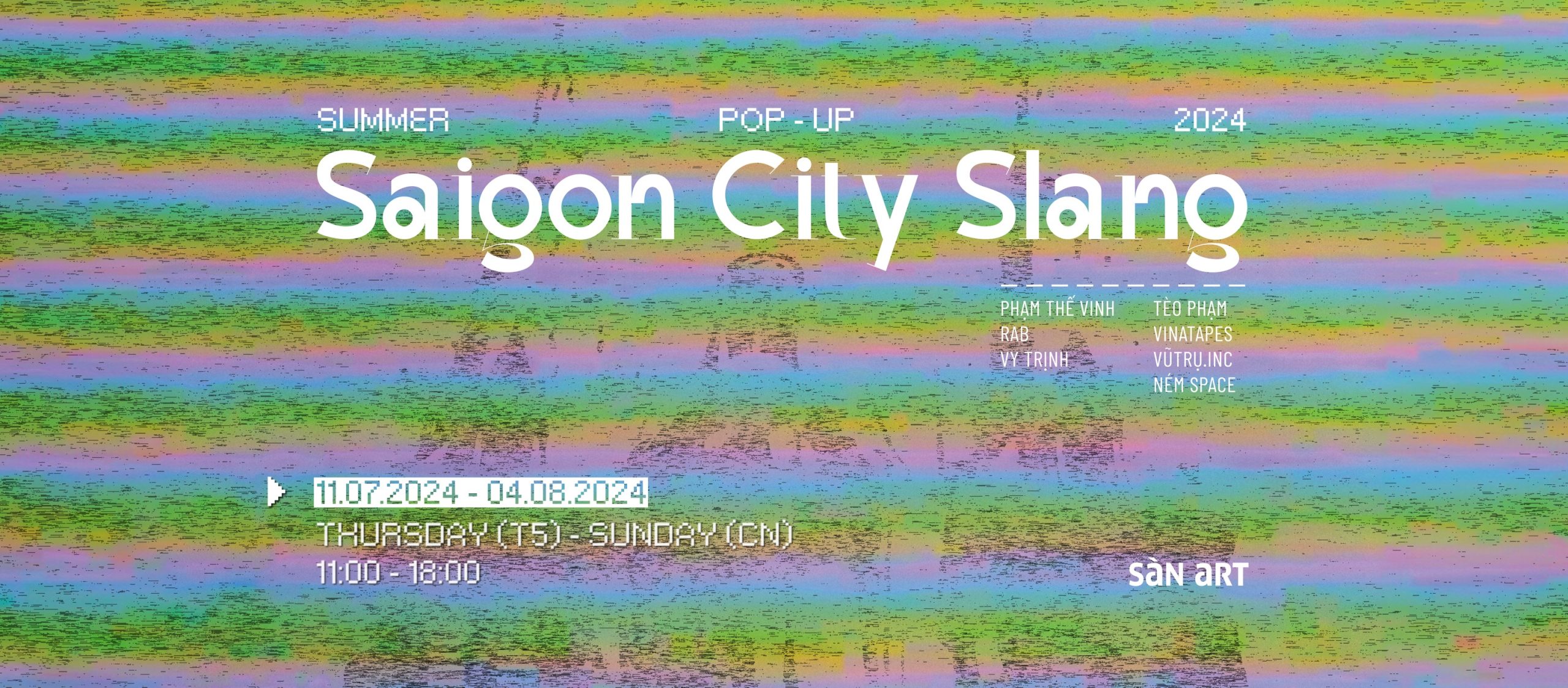 Triển lãm sắp đặt Saigon City Slang