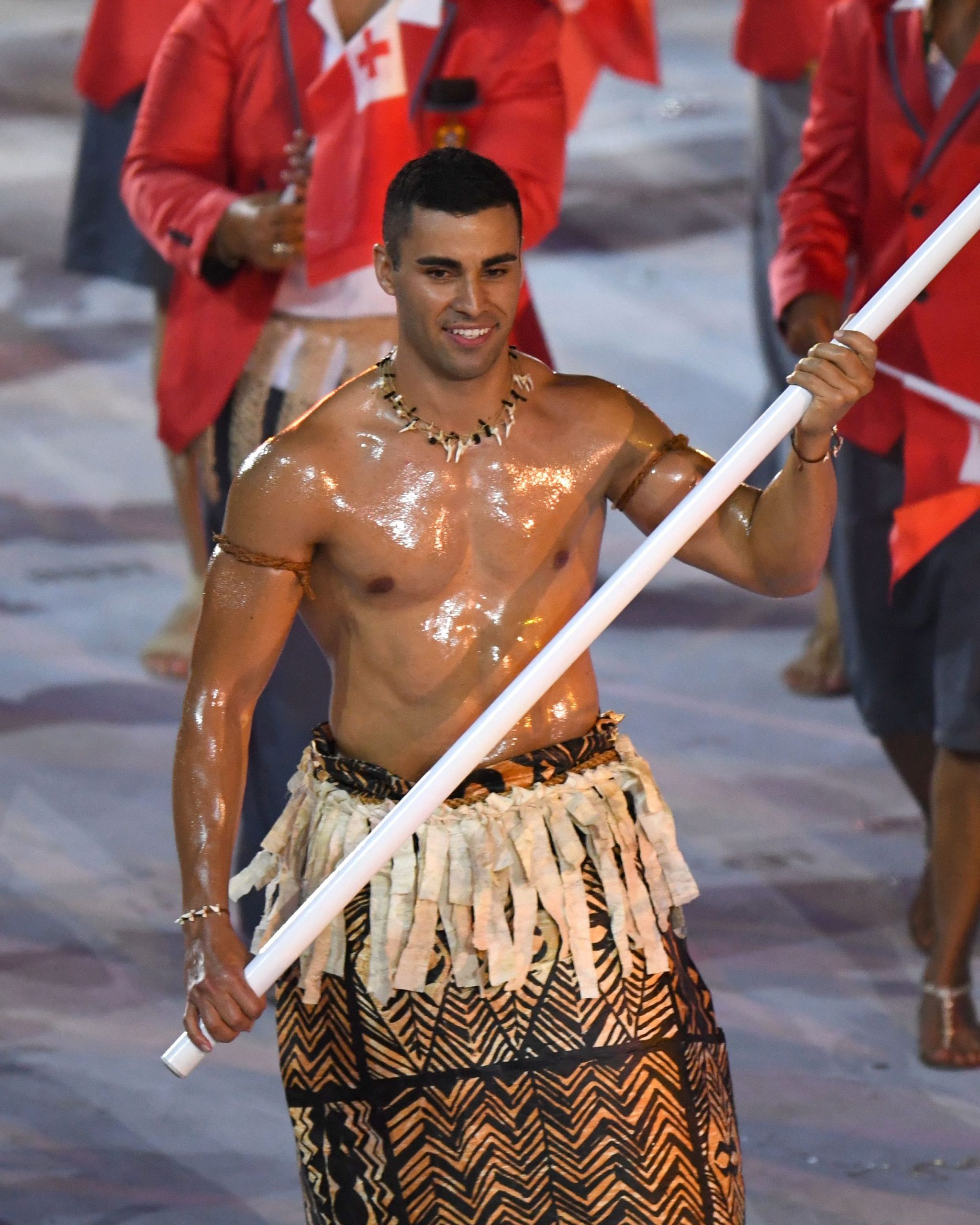 Trang phục Olympic 2018 vương quốc Tonga.
