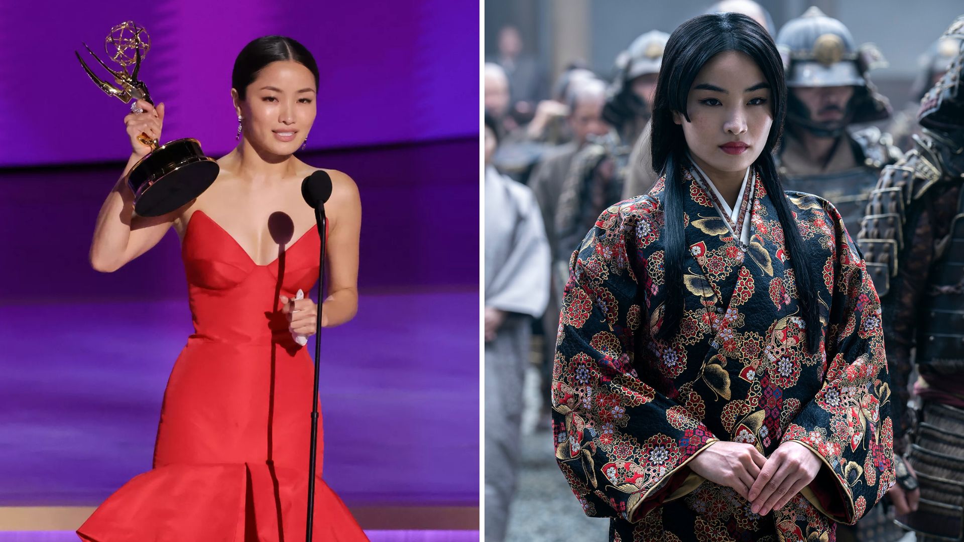 Anna Sawai Lady Toda Mariko tại lễ trao giải emmy 2024