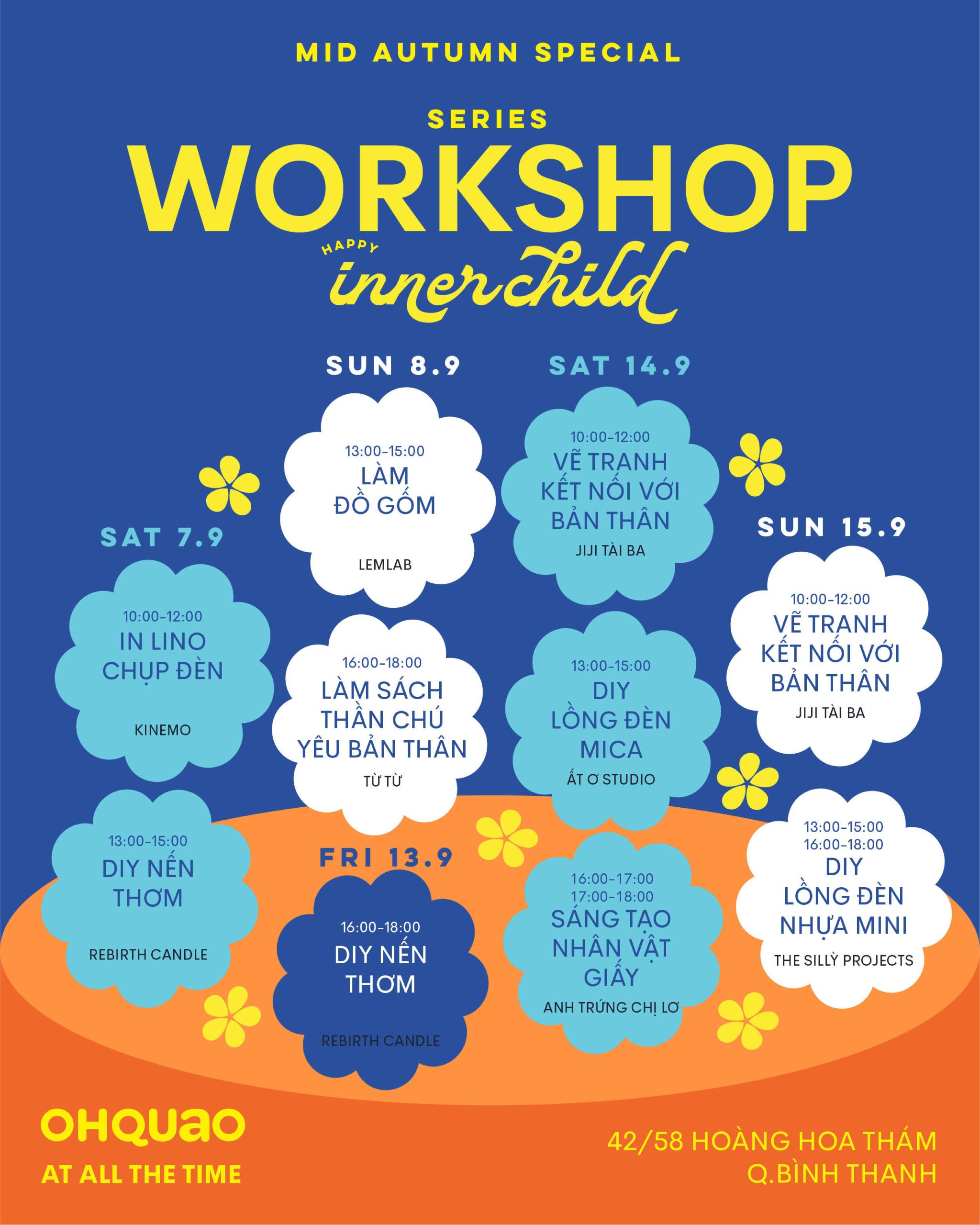 sự kiện nghệ thuật workshop Trung Thu OHQUAO