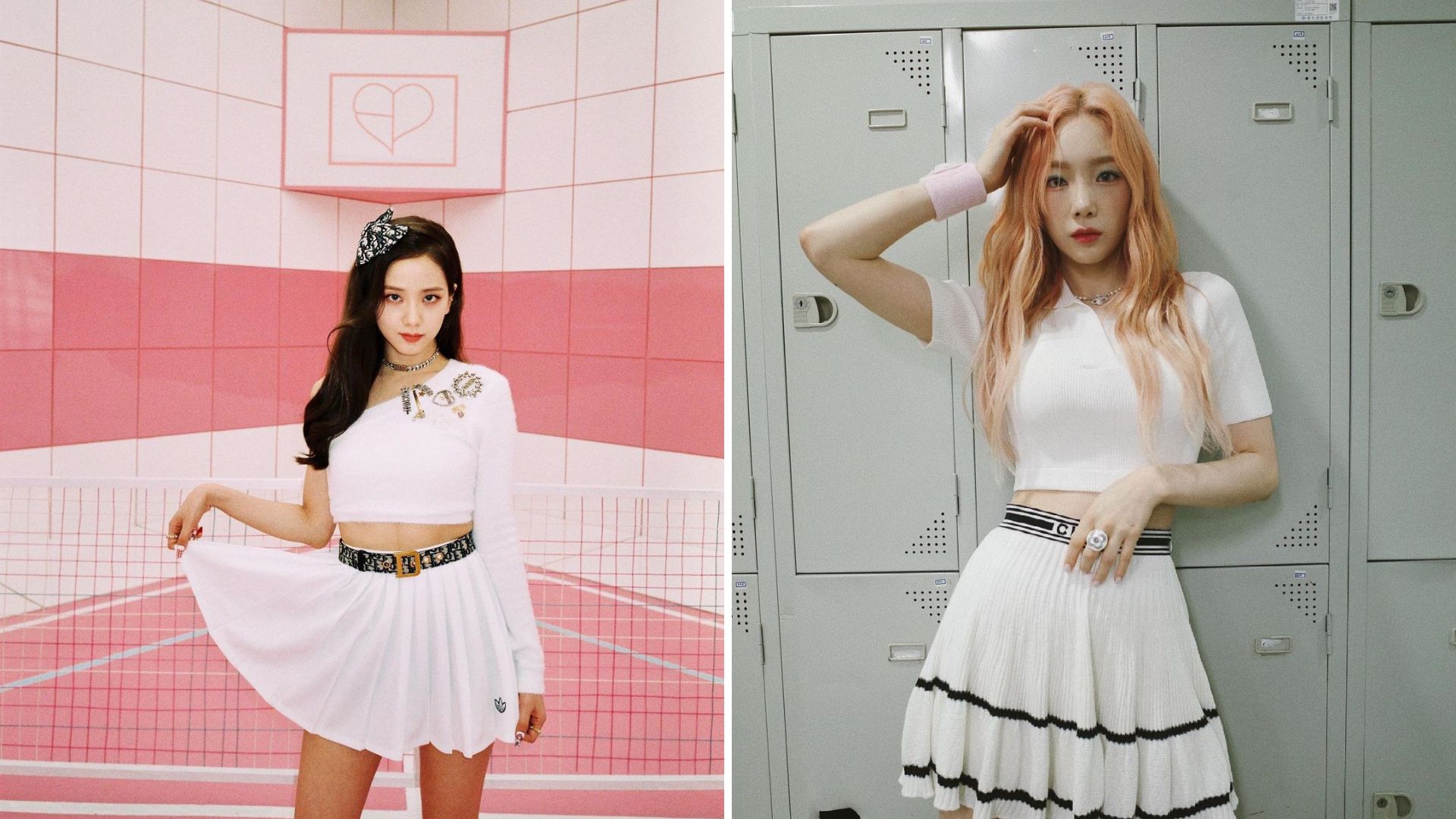 Jisoo và Taeyeon snsd tenniscore thời trang
