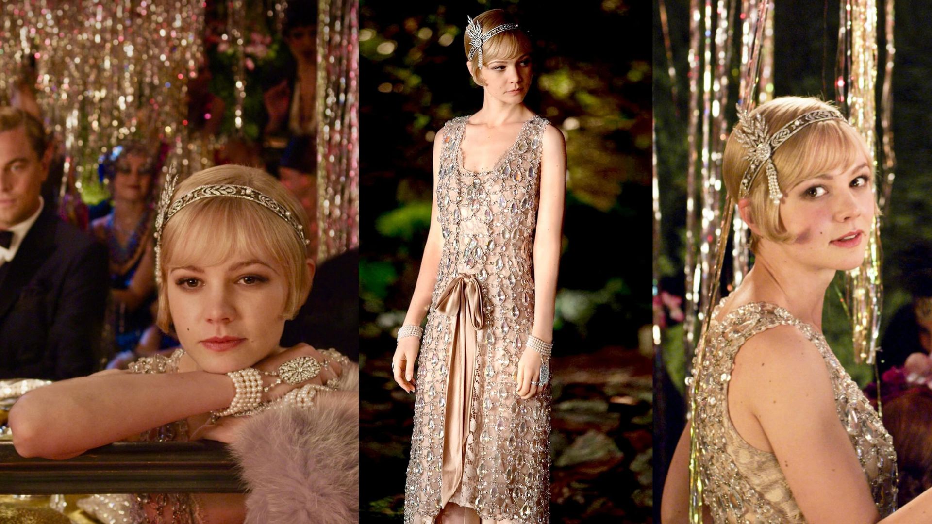 thời trang 1920 của daisy trong The Great Gatsby