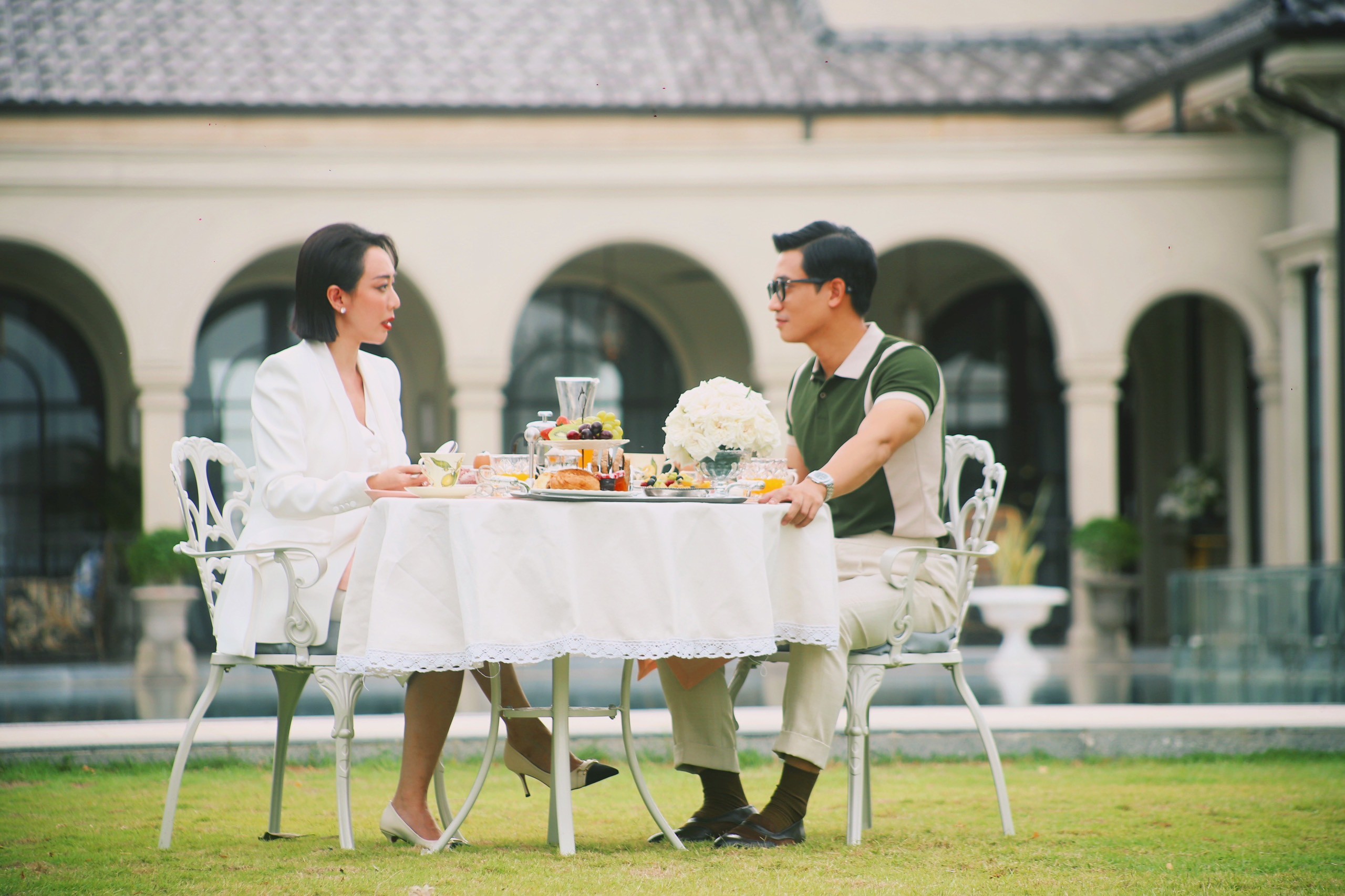 Samuel An và Thu Trang trong cô dâu hào môn