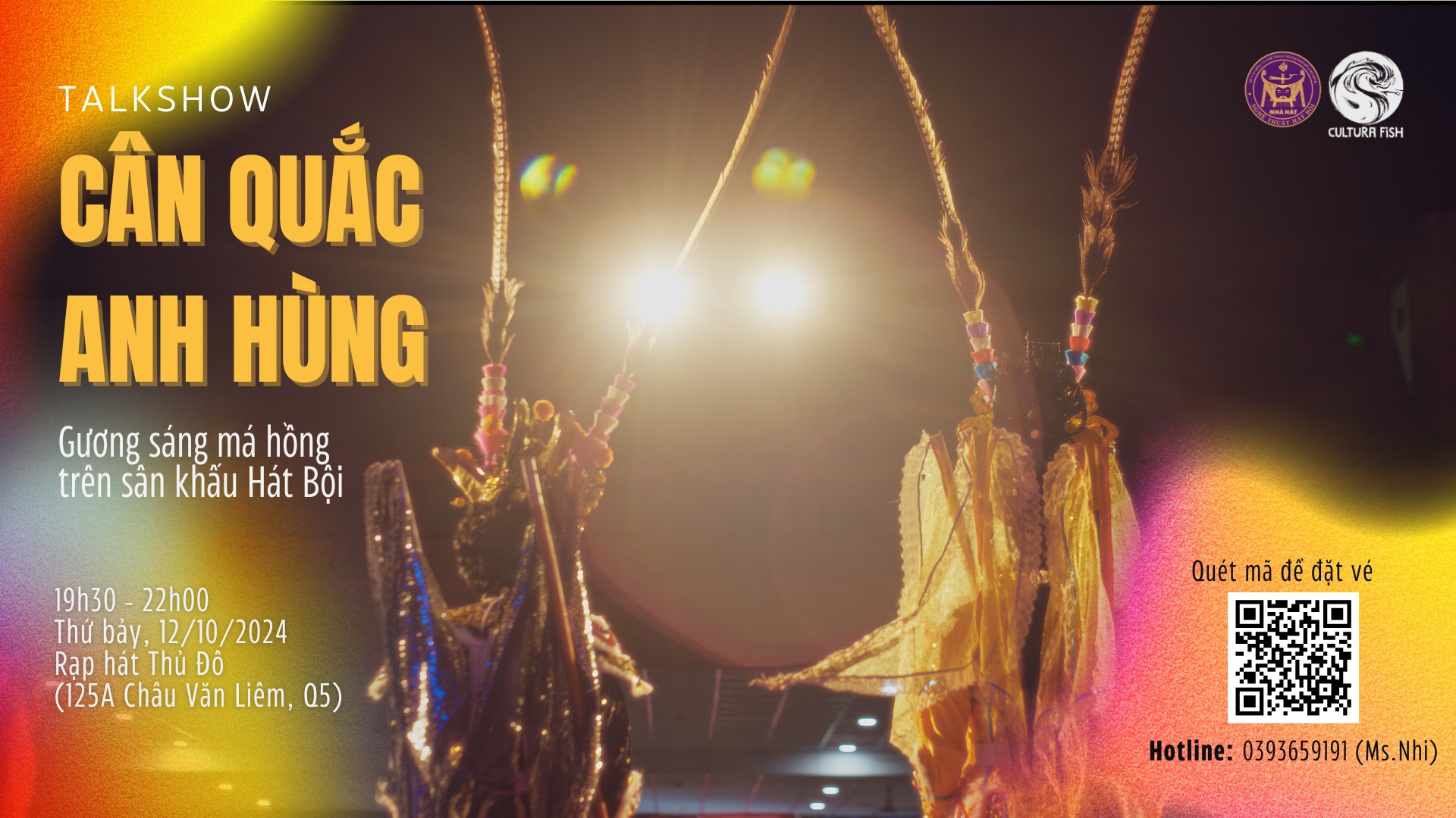 Talkshow hát bội Cân quắc anh hùng