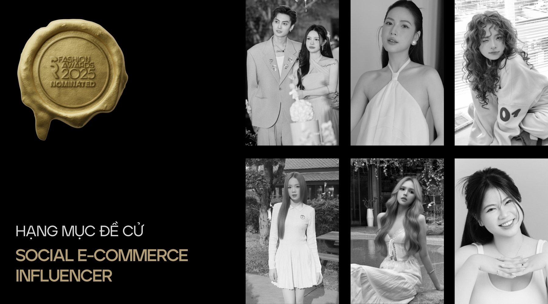 [SR Fashion Awards 2025] Công bố đề cử Social E-Commerce Influencer