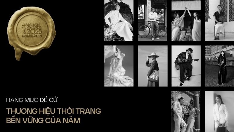 [SR Fashion Awards 2025] Công bố đề cử Thương hiệu Thời trang Bền vững Powered by Faslink