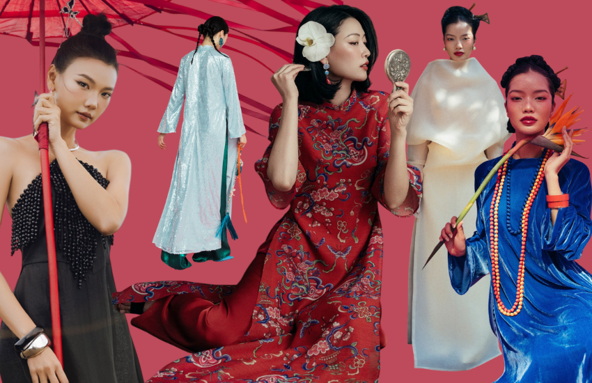 [Điểm tin thời trang Việt] Đón xuân trong tà áo dài duyên dáng từ XÉO XỌ, ĐING ĐANG, MARE và Onetone