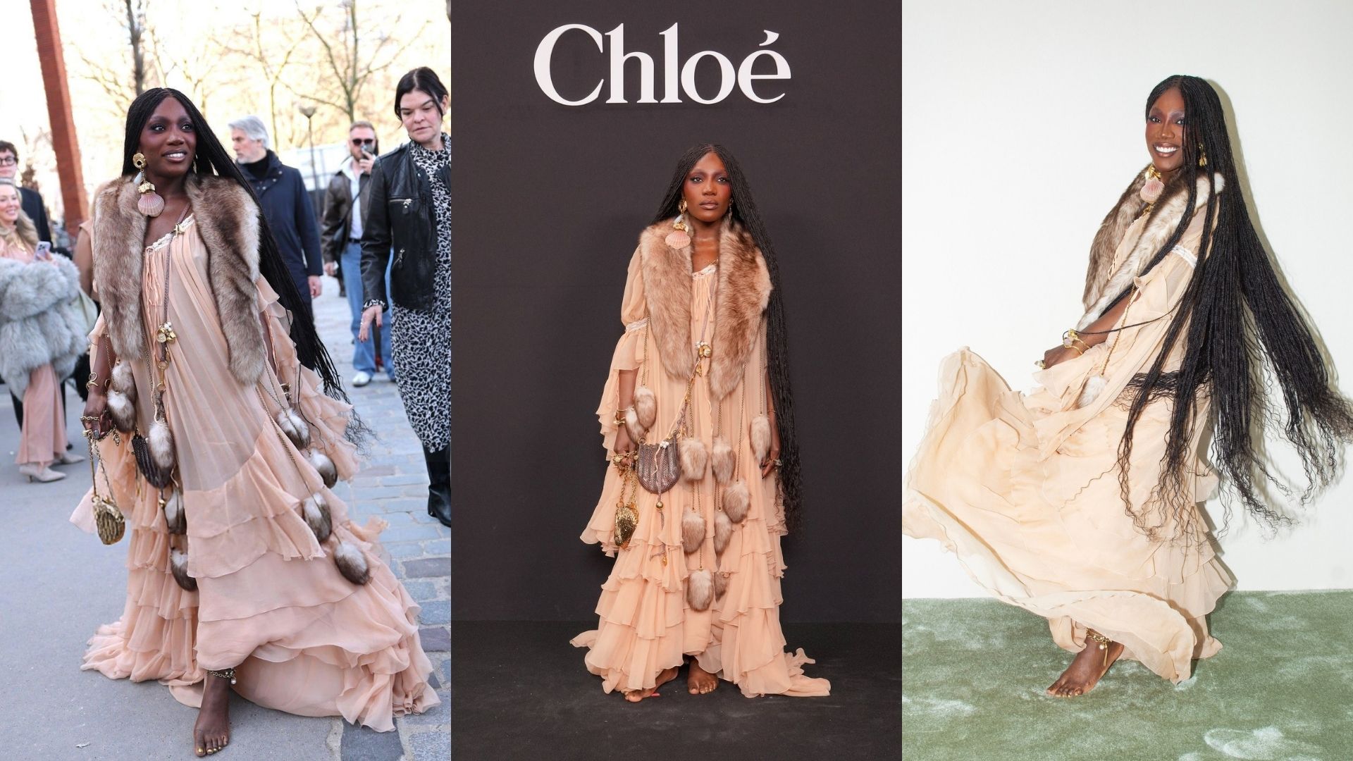 Hinh anh “Chloé đại diện cho vẻ đẹp boho-chic quyền lực, nhưng tinh thần boho đích thực là sự tự do. Chạy chân trần trong công viên cũng có thể trở thành thời trang cao cấp" 1