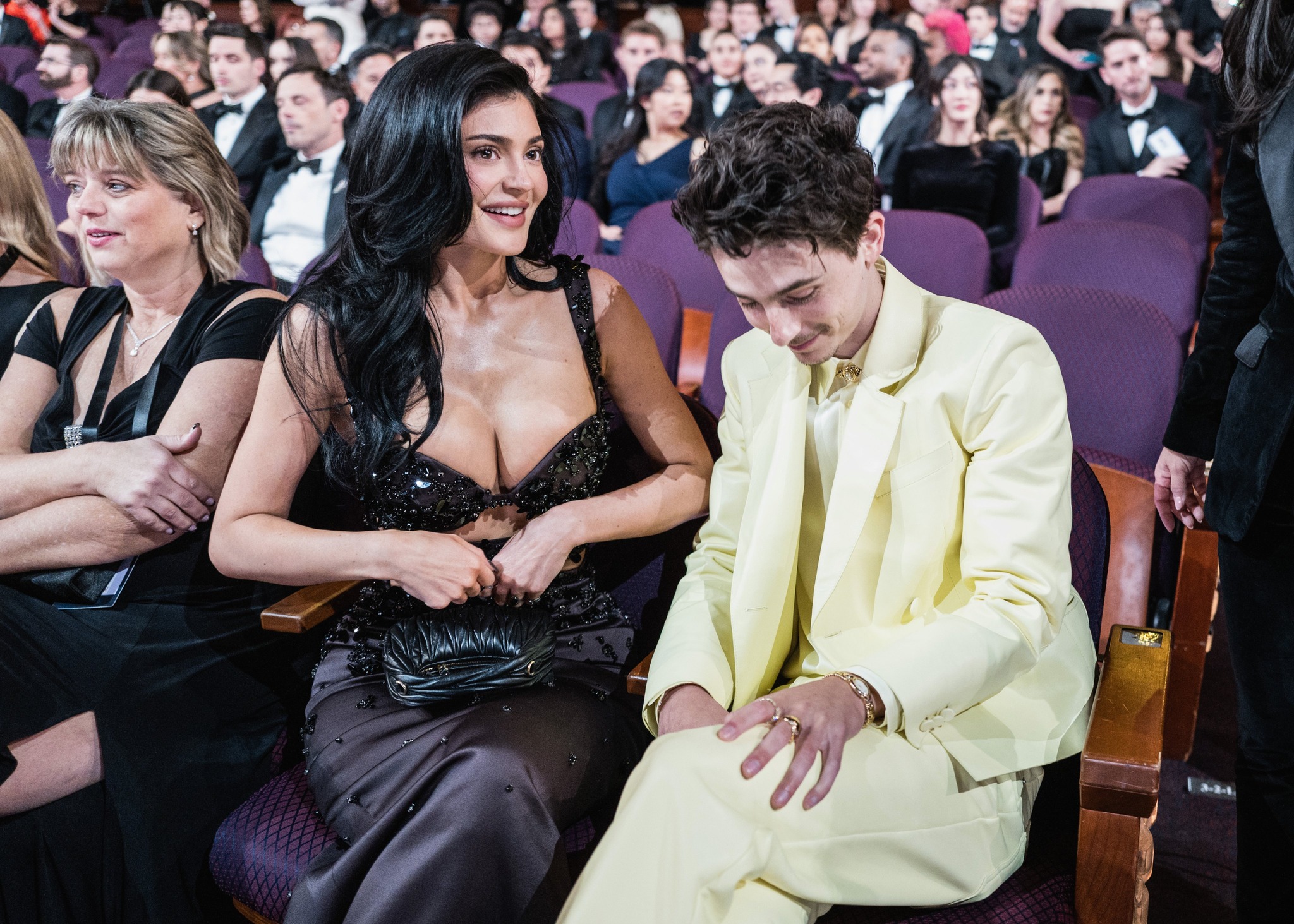 Timothée Chalamet Kylie Jenner oscars