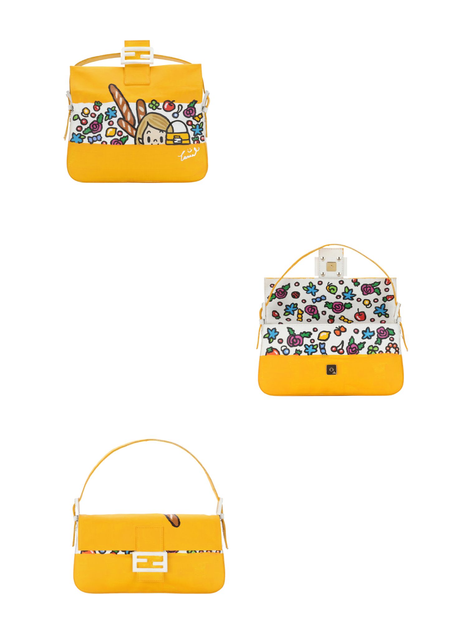 Hinh anh Fendi kể chuyện 100 năm qua nét vẽ hoạt hình của nghệ sỹ Tarout 2