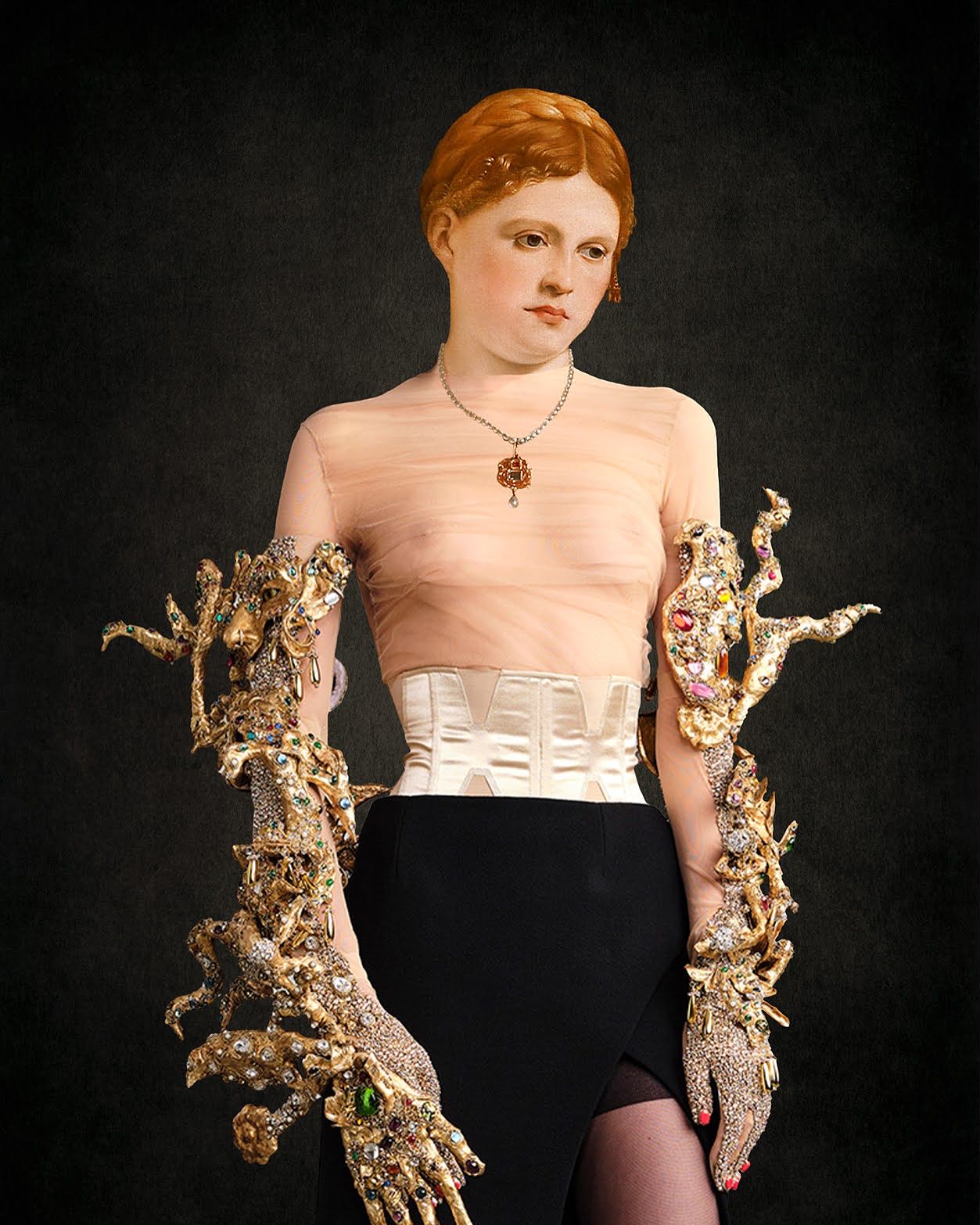 phụ nữ Phục Hưng diện schiaparelli