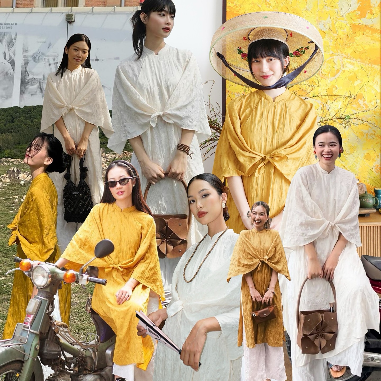 Hinh anh Công Trí đã đưa lụa Lãnh Mỹ A - một loại lụa quý của Việt Nam đang dần bị mai một vào bộ sưu tập Thu Đông 2025 như lời tri ân dành cho giá trị truyền thống. 2