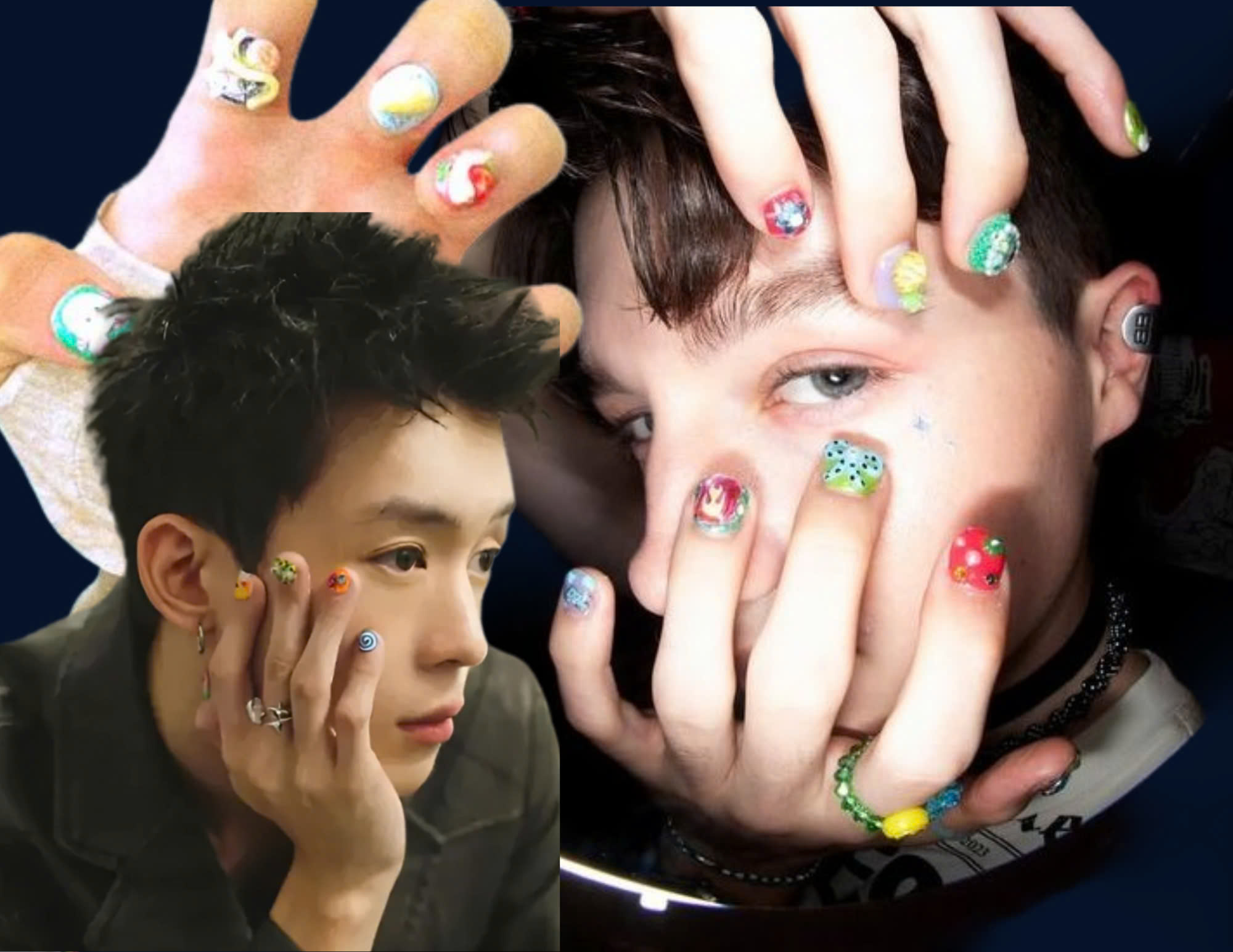 “Gel Boys” mang trào lưu nail Y2K quay trở lại
