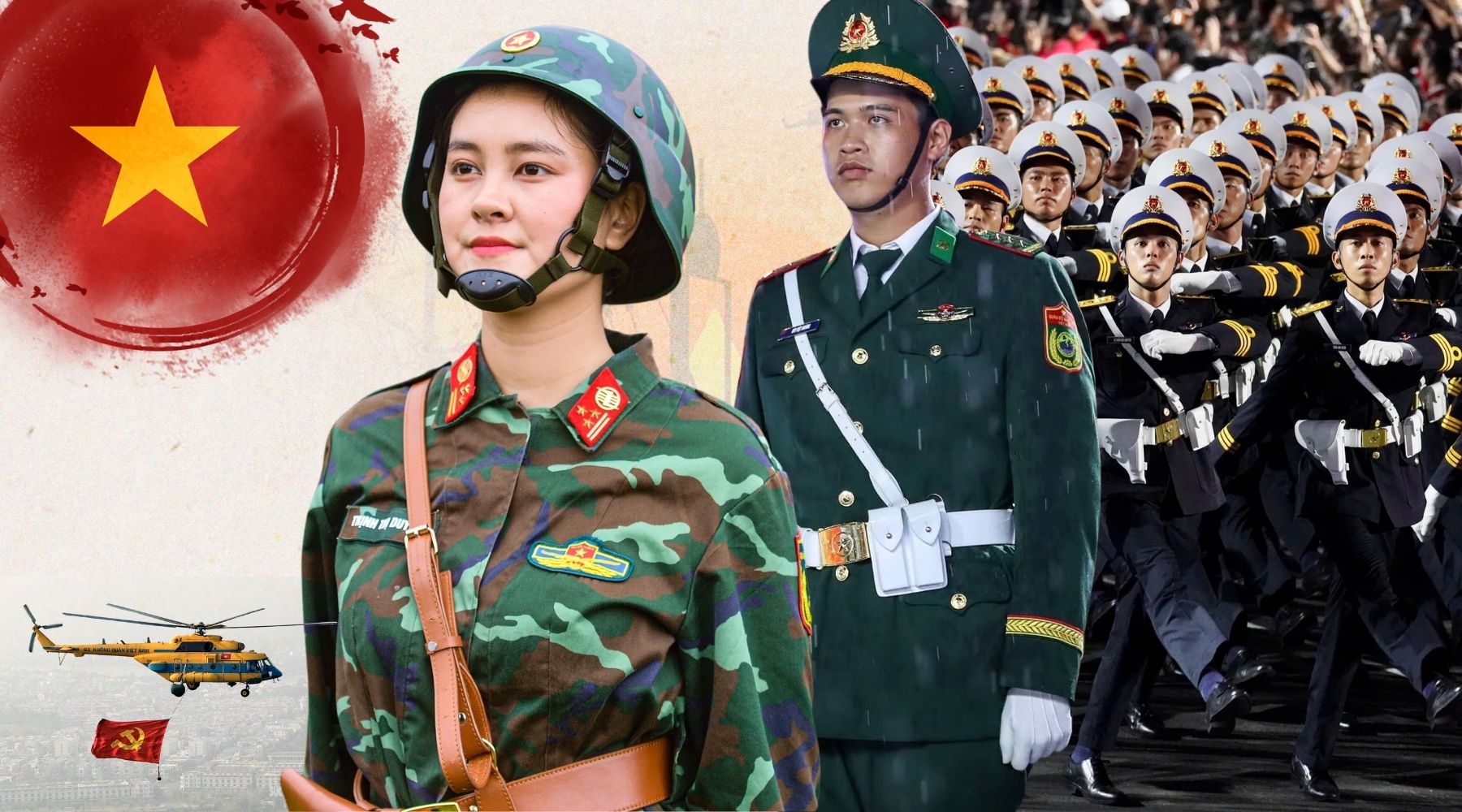 Quân phục Việt Nam và dấu ấn trong thời trang hiện đại