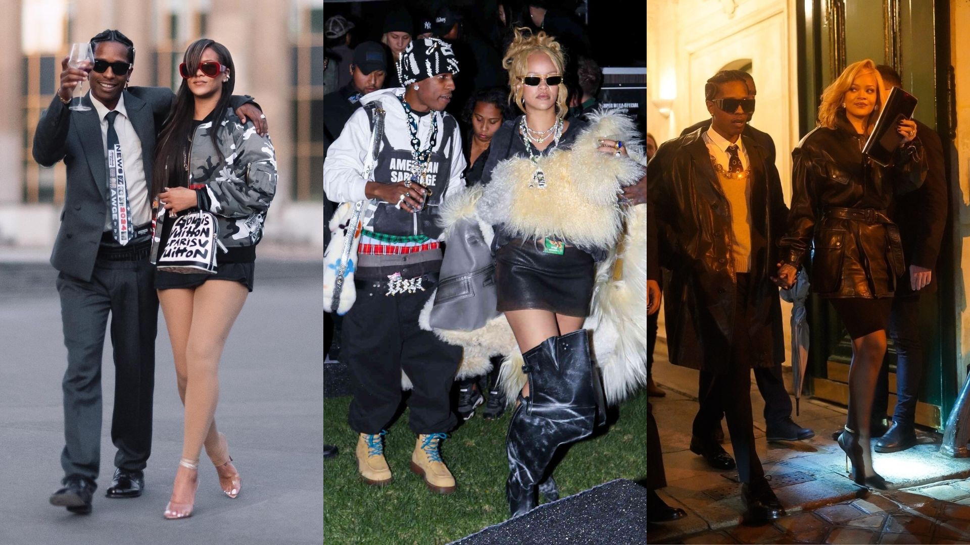 Hinh anh Rihanna và A Rocky 3