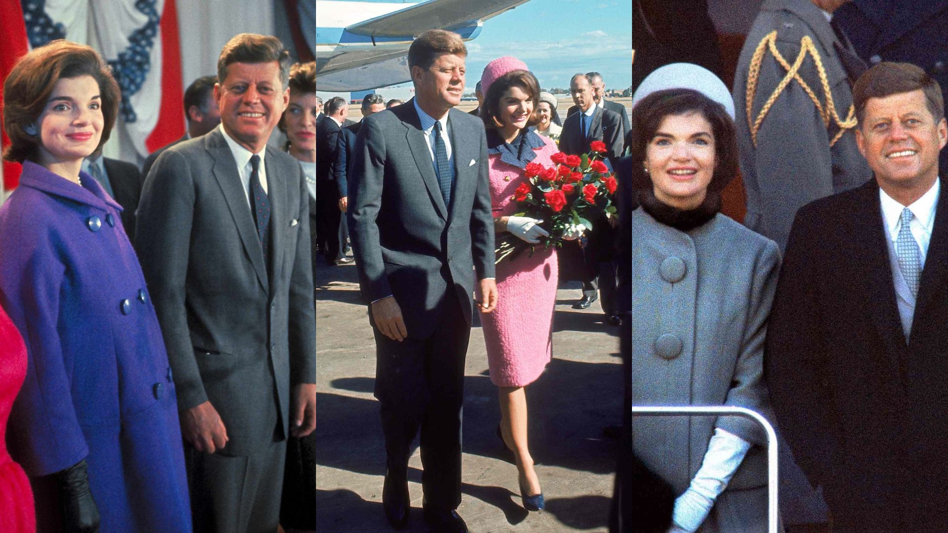 Hinh anh Tổng thống John F. Kennedy và Đệ nhất Phu nhân Jackie Kennedy 2