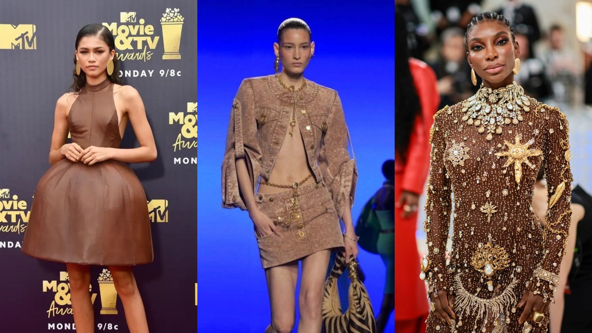 Hinh anh Khơi dậy nét thanh tú không gắng gượng từ sắc Nâu Mocha trong đề bài dress code “Gloss is the New Glam” 2