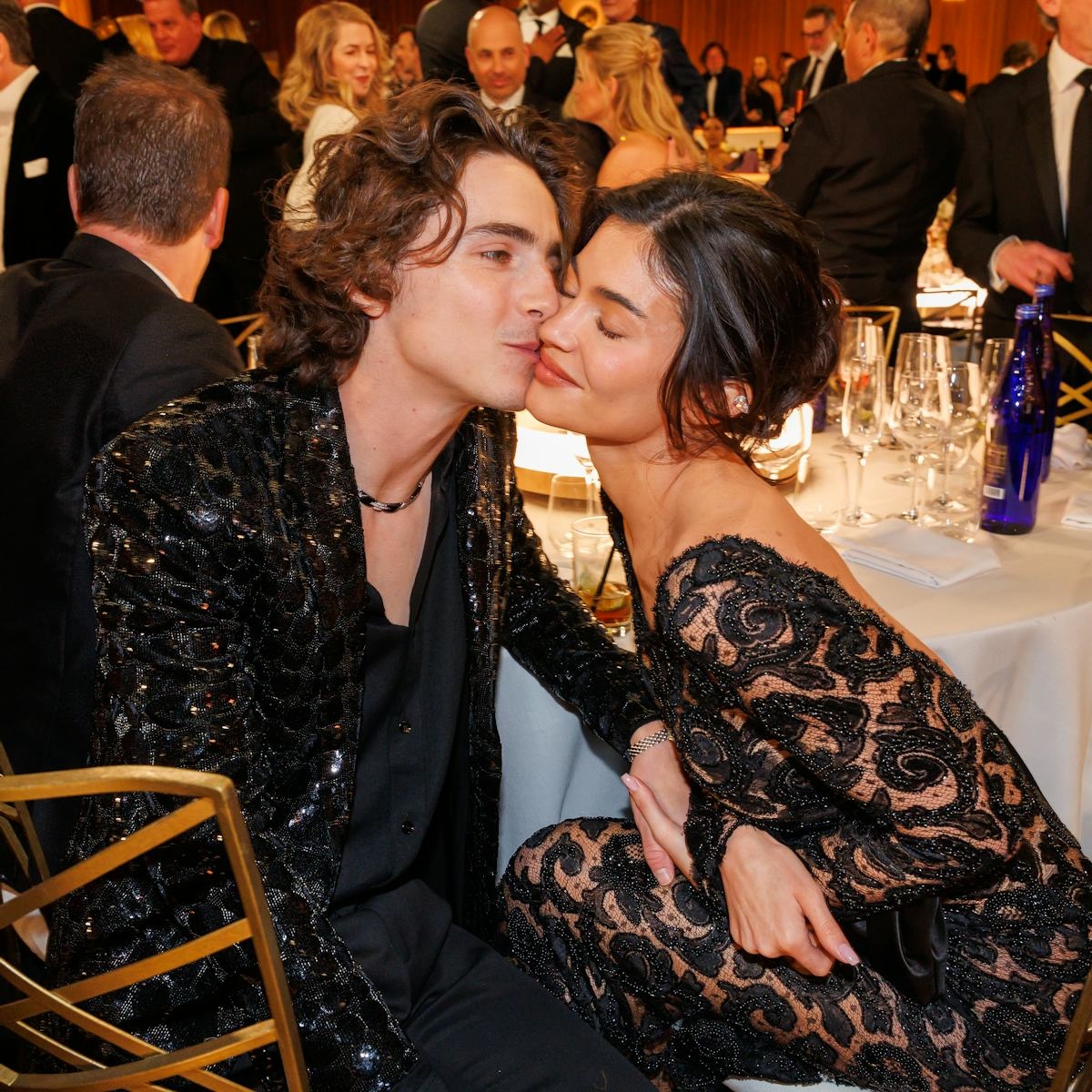 Hinh anh Kylie Jenner và Timothée Chalamet 1