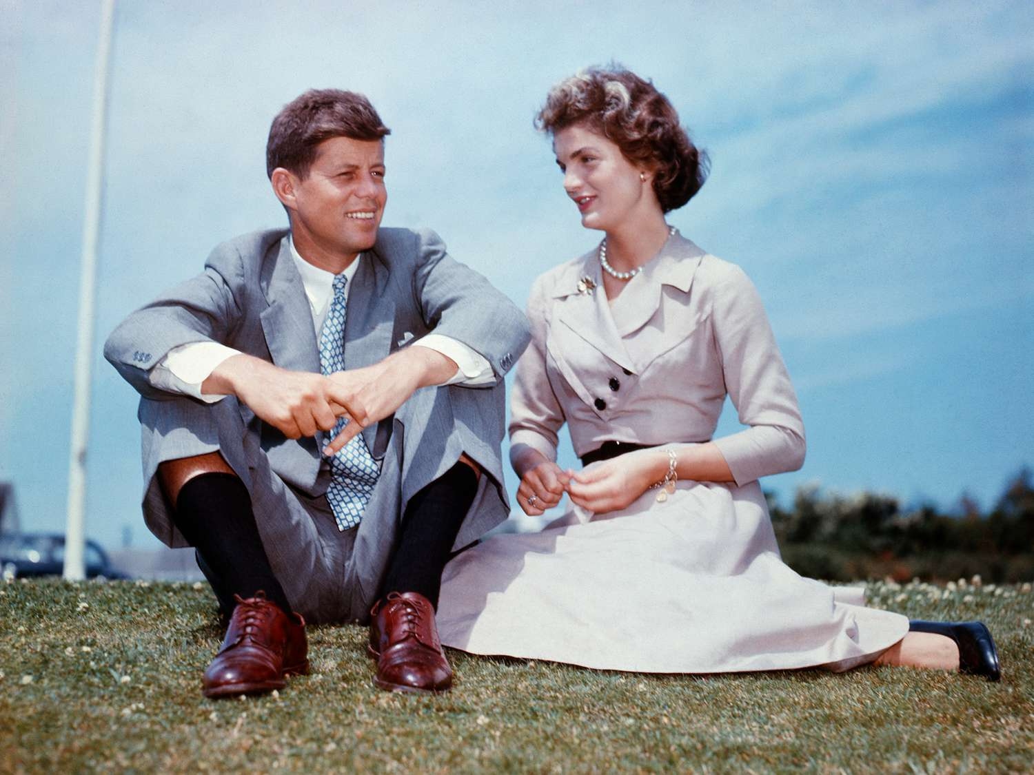 Hinh anh Tổng thống John F. Kennedy và Đệ nhất Phu nhân Jackie Kennedy 1