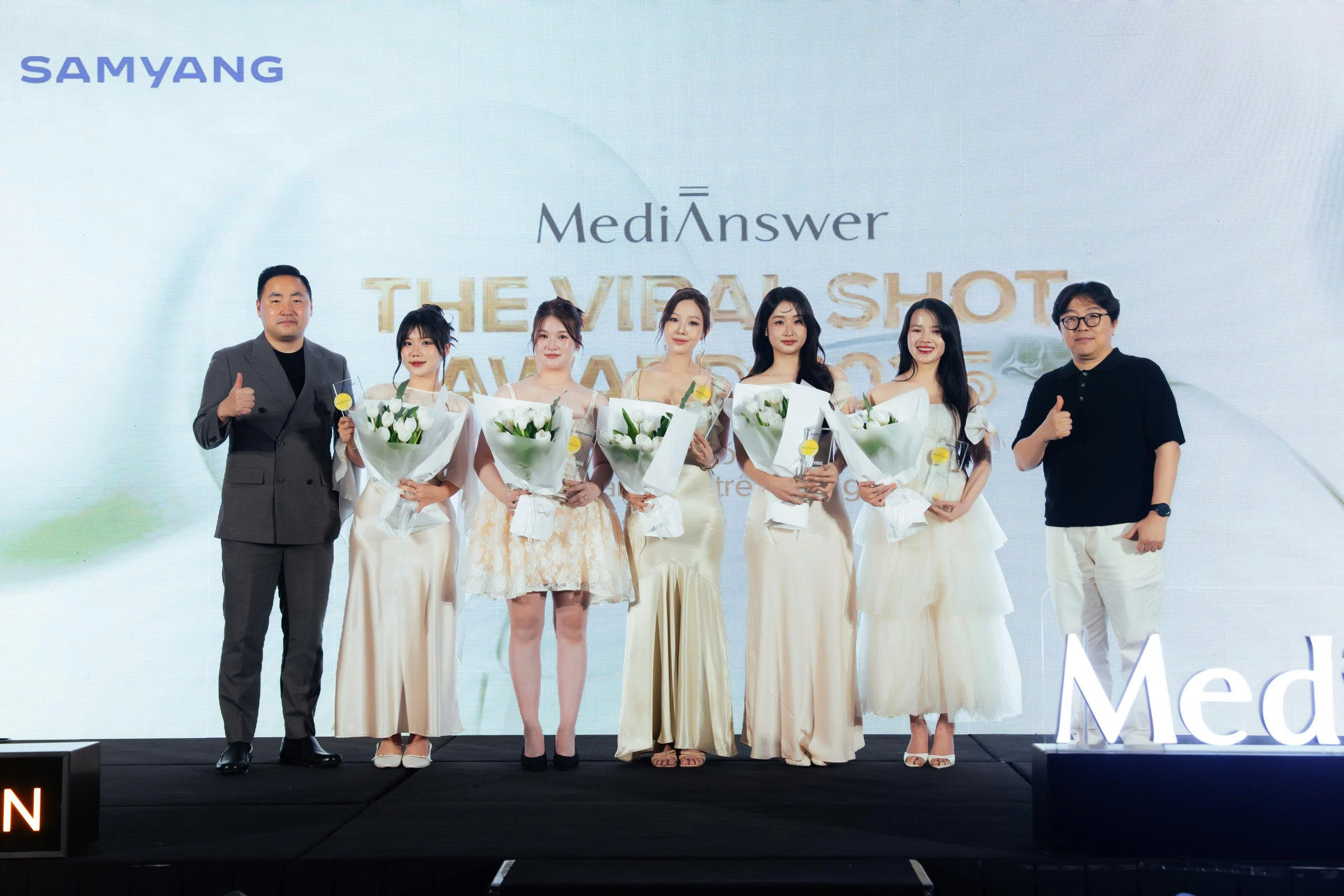 sự kiện ra mắt mặt nạ thạch Medianswer Collagen Nanoshot Mask